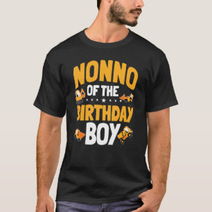 Nonno Of The Birthday Boy Construction Worker Bday T-Shirt