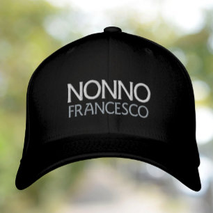 Nonno personalized embroidered cap