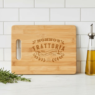 Nonno’s Trattoria Engraved Cutting Board