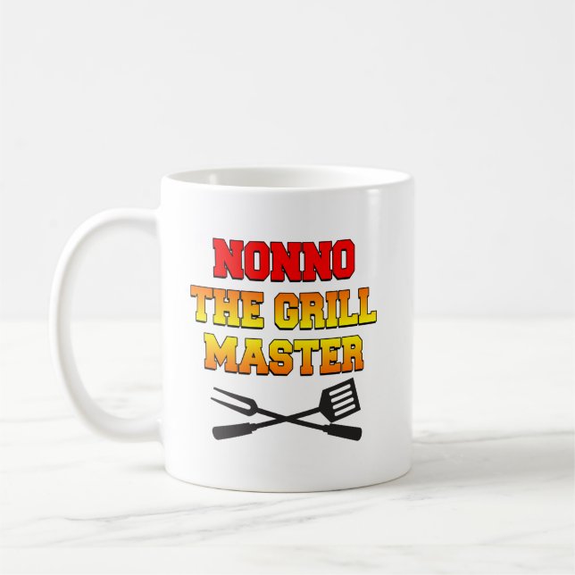 Nonno The Grill Master Coffee Mug (Left)