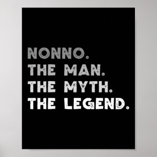 Nonno The Man The Myth The Legend Cool Nonno Poster