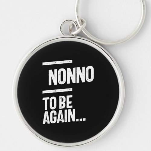 Nonno To Be Again  Grandfather Gift Keychain