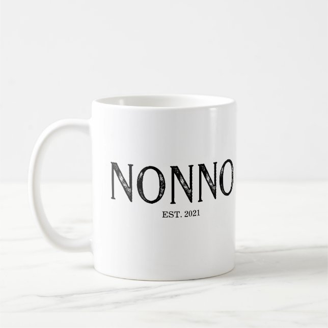 Nonno Year Established Coffee Mug (Left)