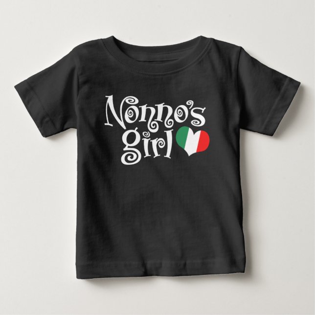 Nonno's Girl Baby T-Shirt (Front)