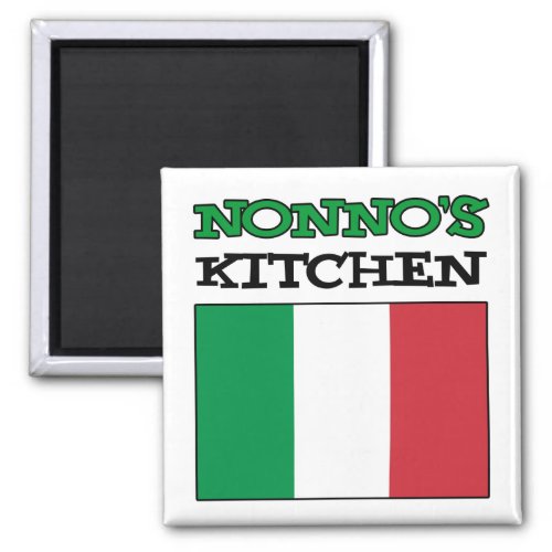 Nonnos Kitchen Italian Flag Magnet