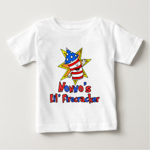 Nonno's Little Firecracker Baby T-Shirt