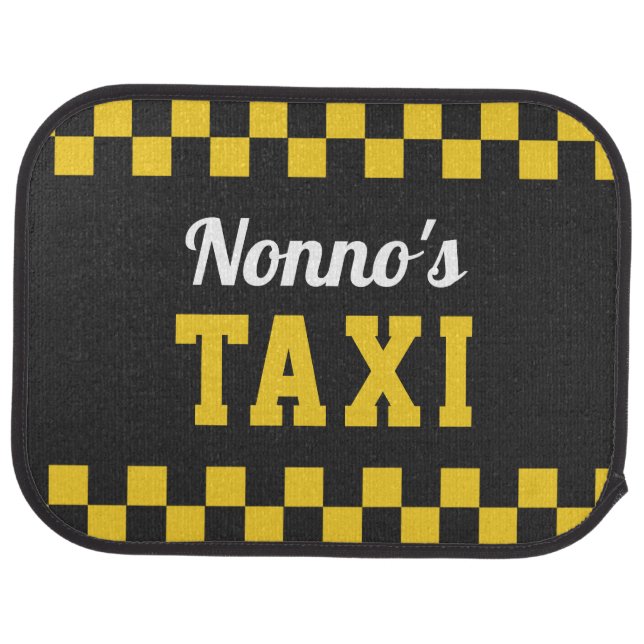 Nonno's Taxi | Funny Grandfather Car Floor Mat (Rear)
