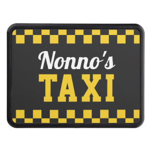 Nonno's Taxi   Funny Grandpa Nickname Hitch Cover