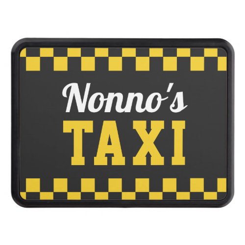 Nonnos Taxi  Funny Grandpa Nickname Hitch Cover