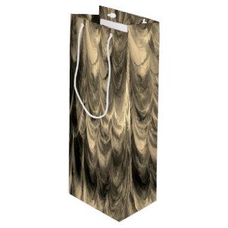 nonpareil kelpie antique gold : wine gift bag