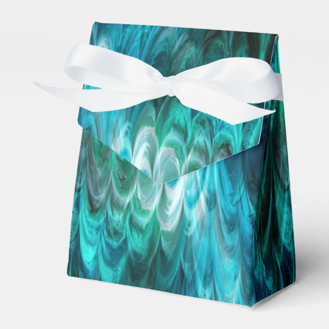 nonpareil kelpie teal : favor boxes (Front Side)