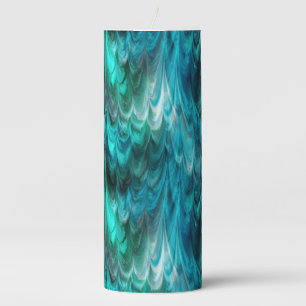 nonpareil kelpie teal : pillar candle