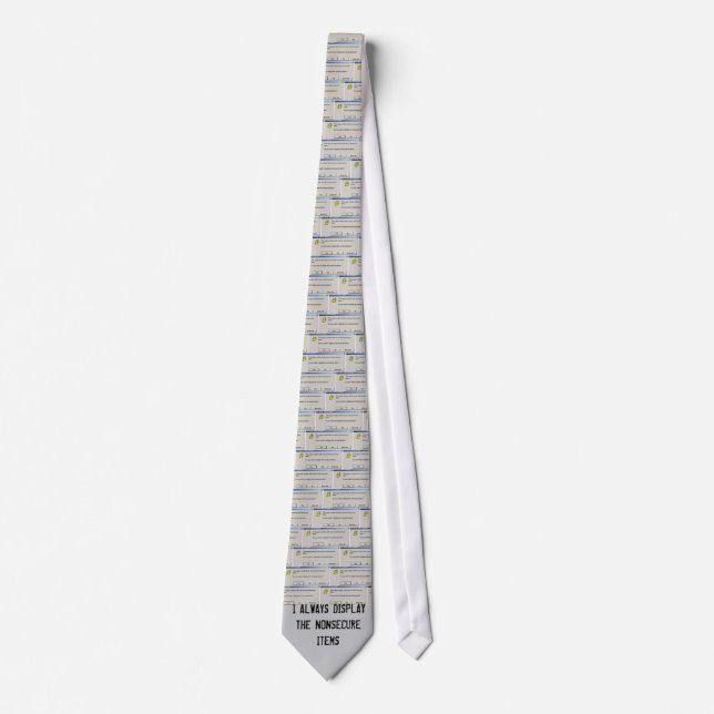 Nonsecure Items Neck Tie (Front)