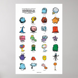 Nonsensical Monstrosities Poster