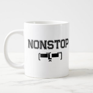 NONSTOP Gym Motivation Hoodie T-Shirt Giant Coffee Mug