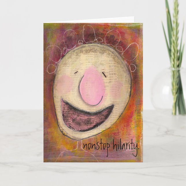 nonstop hilarity blank card (Front)