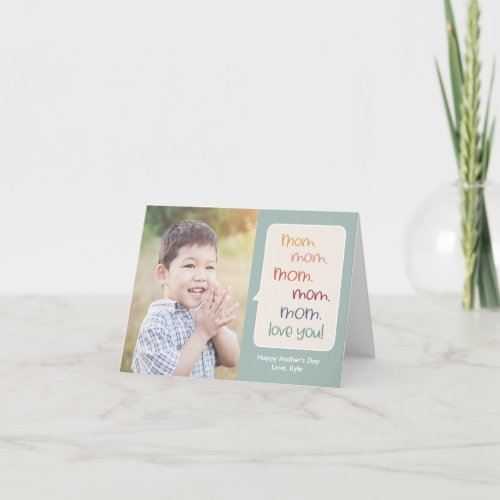 Nonstop Mom Mothers Day Card From Kid