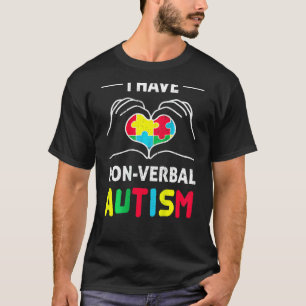 Nonverbal Autism Awareness Neurodiversity Acceptan T-Shirt