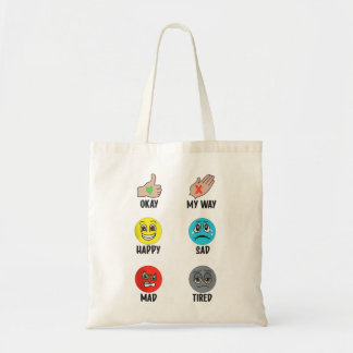 Nonverbal Picture Communication Autism ABA SLP Tee Tote Bag