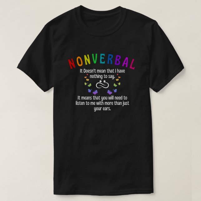 Nonverbal  T-Shirt (Design Front)