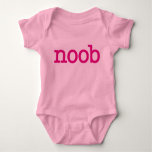 Noob Baby Bodysuit at Zazzle