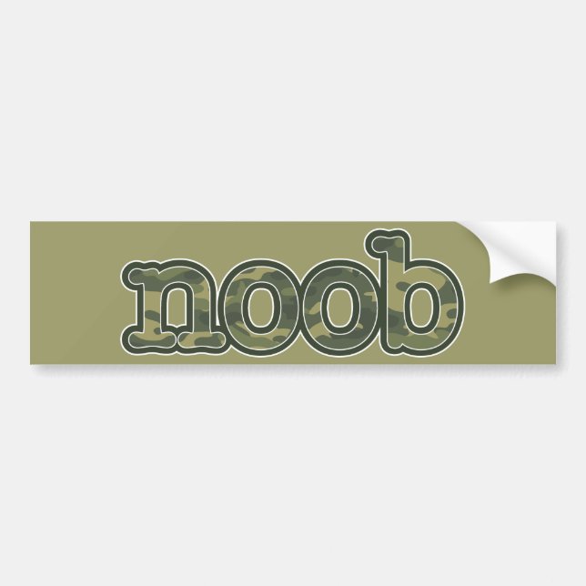 Noob Bumper Sticker (Front)