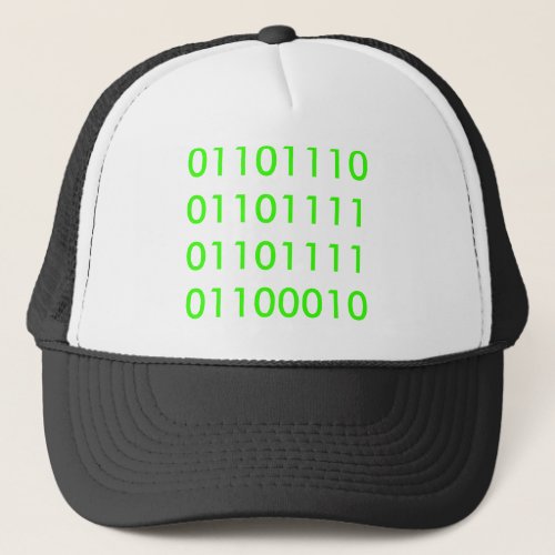 Noob in Binary Trucker Hat