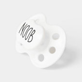 "Noob" Infant Pacifier (Front Right)