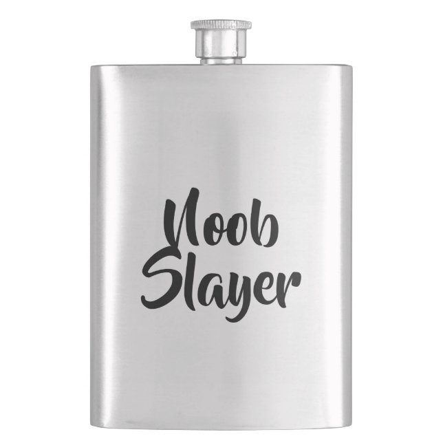 Noob Slayer Flask (Front)