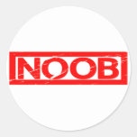 Noob Stamp Classic Round Sticker