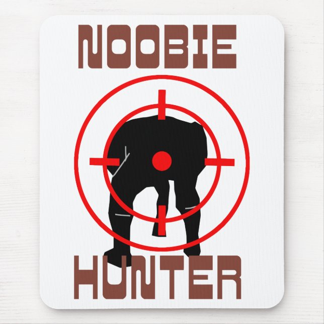 Noobie Hunter Mouse Pad (Front)