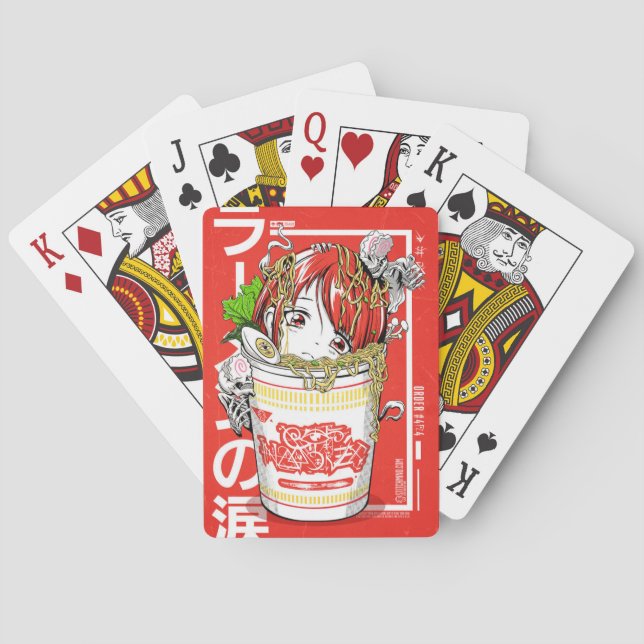 Noodle Anime Girl Card (Back)