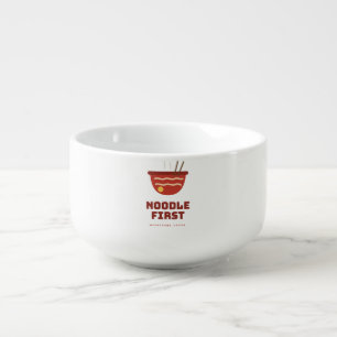 Noodle First Funny Food Lover Soup Mug