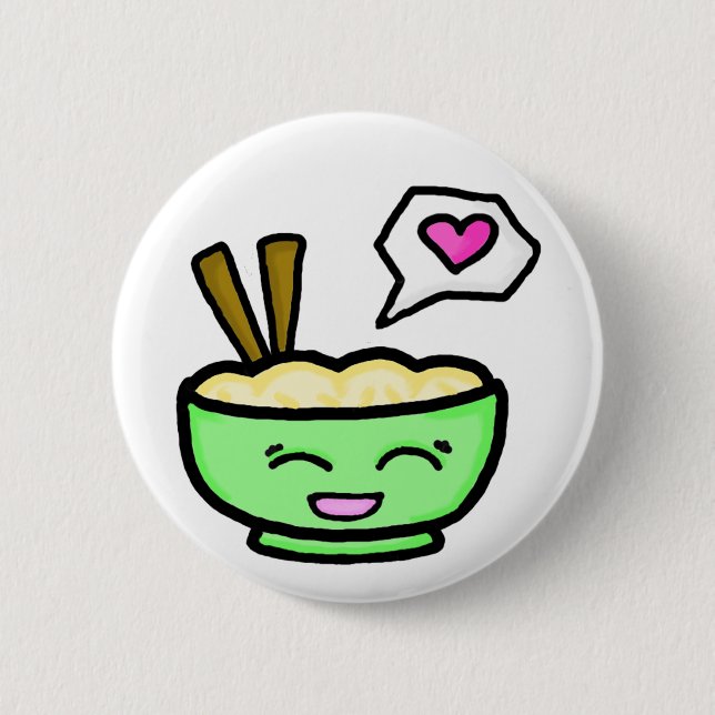 Noodle Love Button (Front)