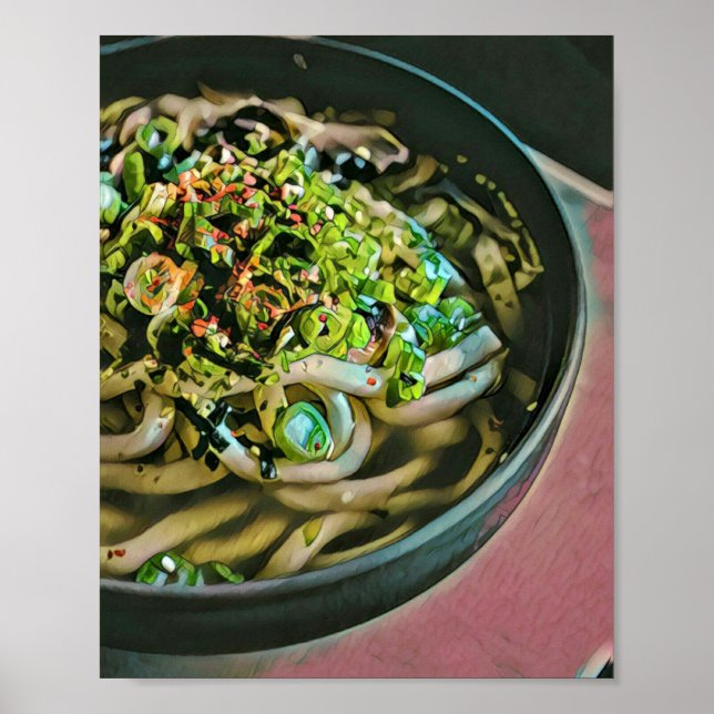 Noodle lover design poster (Front)