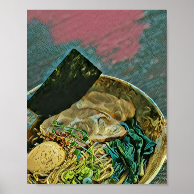 Noodle lover gift poster (Front)