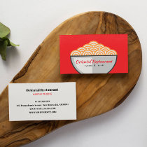 Noodle Ramen Sushi Japanese Fusion restaurant Business Card