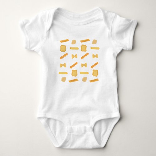 Noodle Shapes Baby Bodysuit