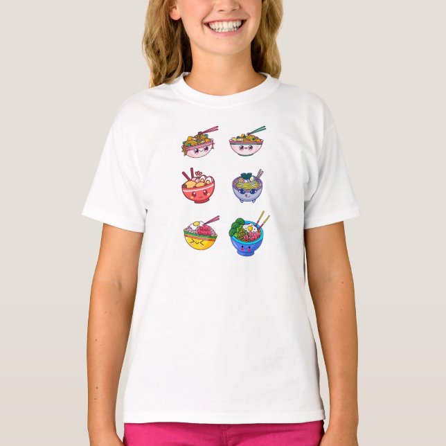 Noodle Shirt, Ramen Rice Sweater, Asian Food Shirt (Front)