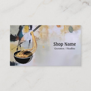 Noodle Shop Business Card