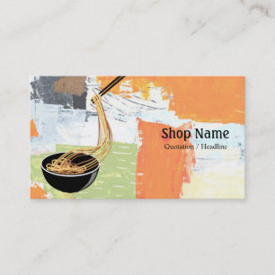Noodle Shop Business Card