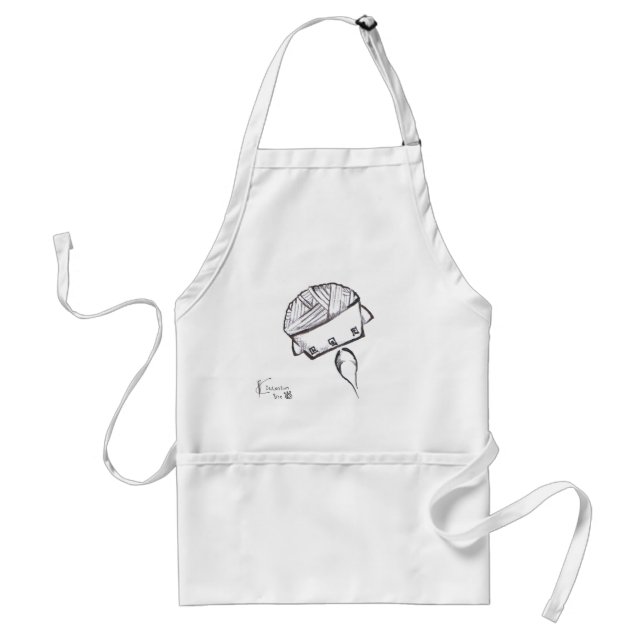 Noodle Spaceship Apron (Front)