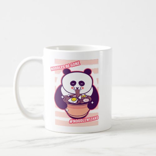 Noodles be gone noodle wizard  coffee mug