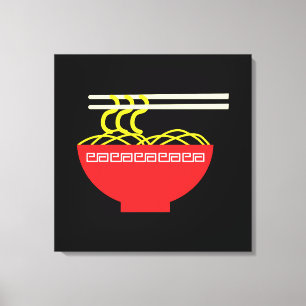 Noodles Canvas Print