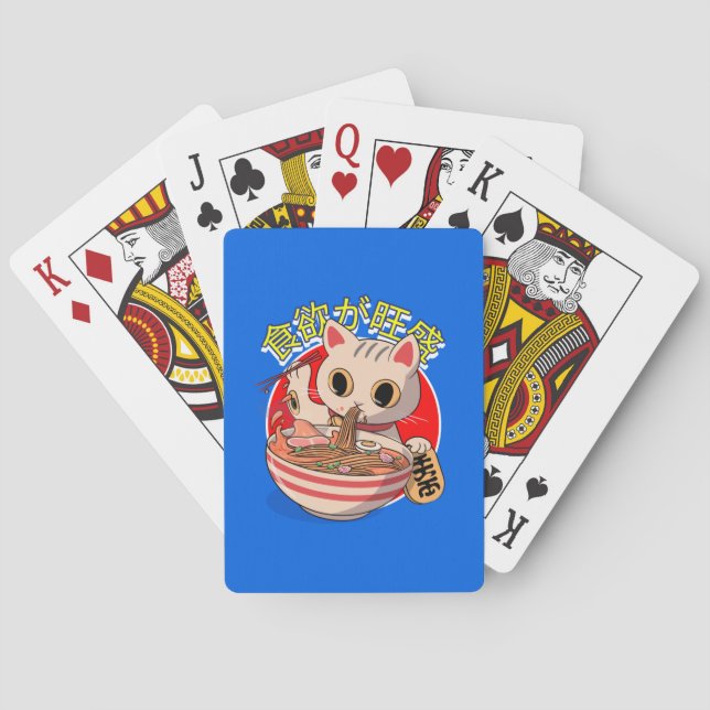 Noodles Cat !!! Poker Cards (Back)