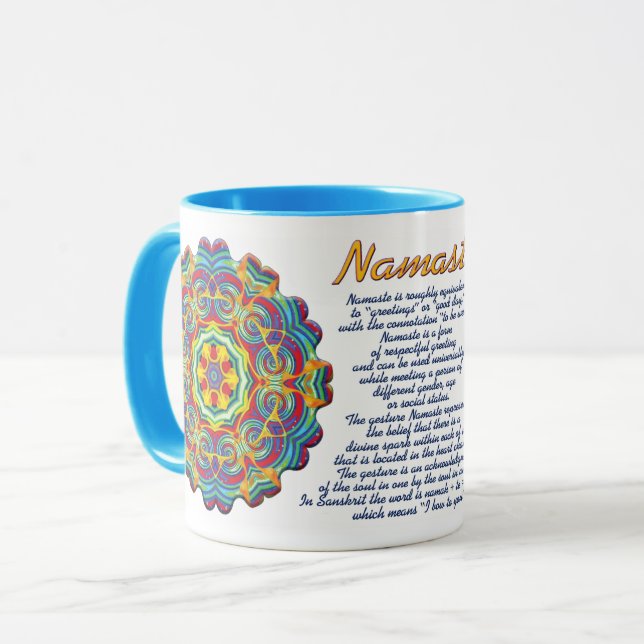 Noodles Namaste Mug (Front Left)