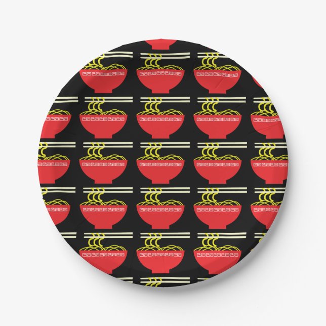 Noodles Paper Plates (Front)