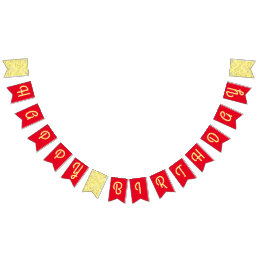 Noodles Pasta Kid 1st Birthday Party Italian Bunting Flags