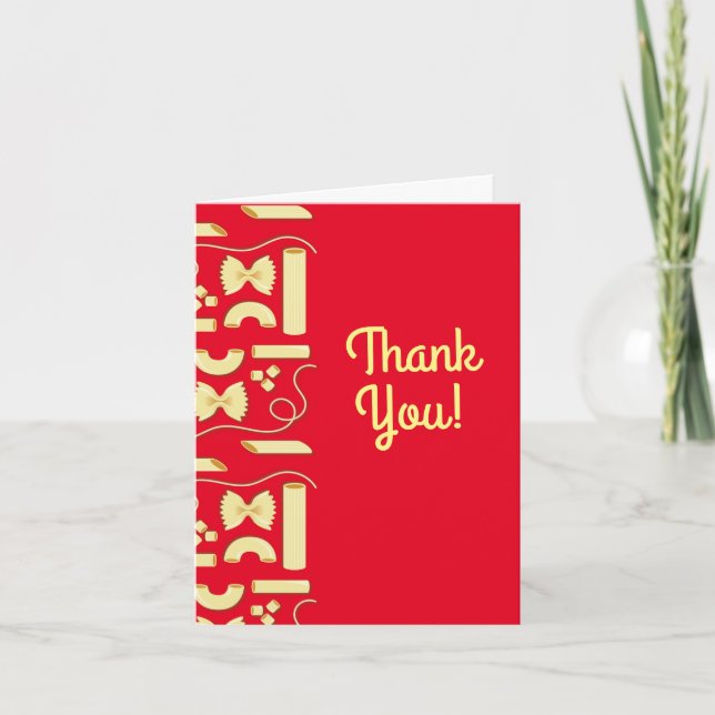 Noodles Pasta Kid 1st Birthday Party Italian Card (Front)