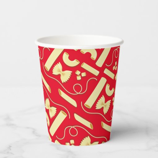 Noodles Pasta Kid 1st Birthday Party Italian Paper Cups | Zazzle